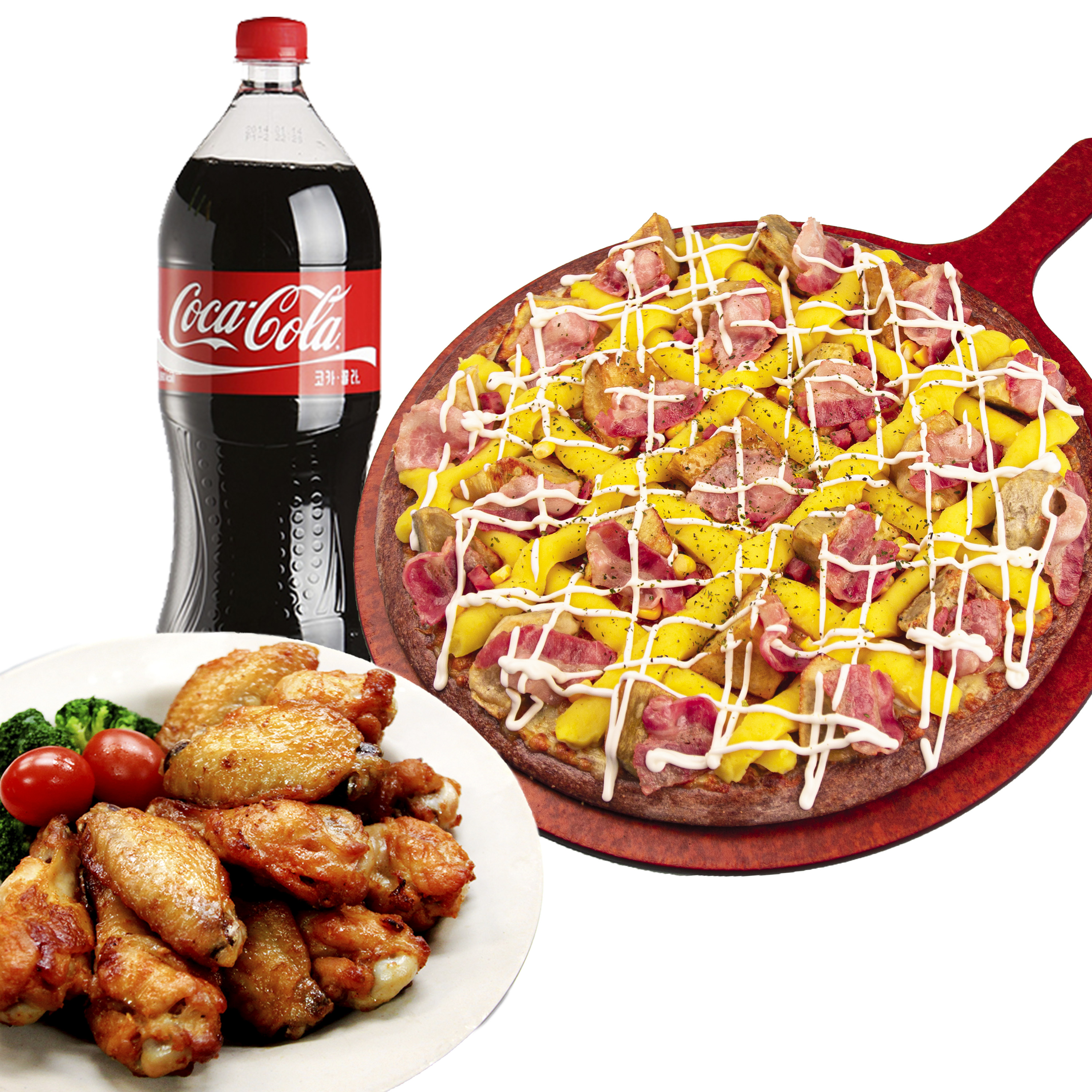 코치피자윙봉세트